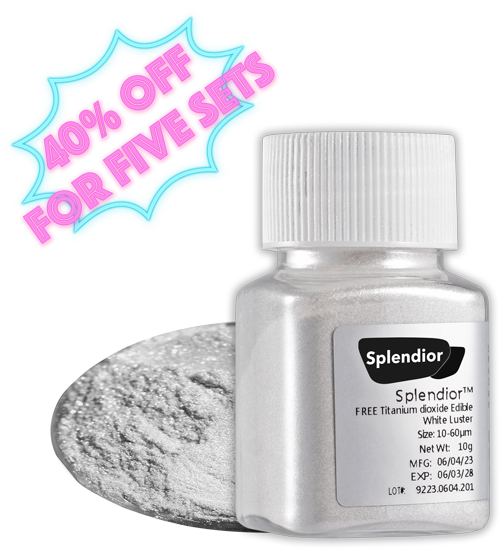 Edible Sparkling White Dust